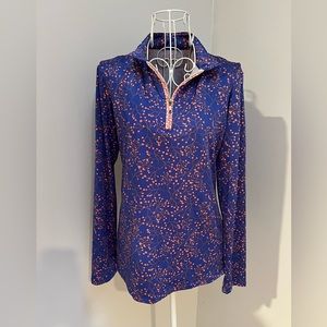 golf shirt long sleeve mock polo sport Haley top athletic moisture wicking tunic